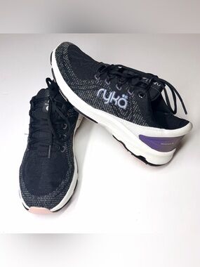 Rykä Women's Devotion X walking sneakers Black / White Size- 8 M